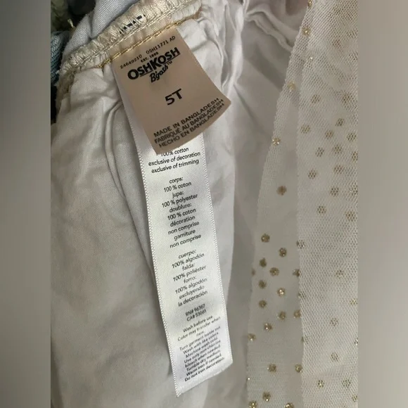 Oshkosh B’gosh overall dress 5t - Picture 6 of 10